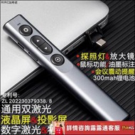 【壹號店】新款可充電鋁合金翻頁筆數字激光放大鏡投屏筆type-cusb簡報器