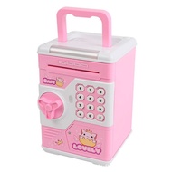 piggy bank Wholesale Creative Cartoon Children Lighting Password Box Simulation atm Automatic Money 