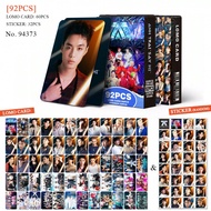 92pcs Vietnam Anh Trai Say Hi Reality Show Photo Card Stickers, 60pcs Cards And 32pcs Stickers