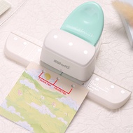 1PC 3 Hole Paper Puncher Loose Leaf Hole Punch Daily Planner Adjustablefor A5 A6 A7 Size 8 Sheet Cap