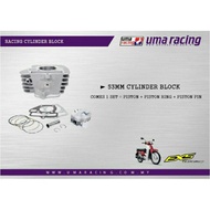 Uma w100,ex5 dream racing block set 53mm