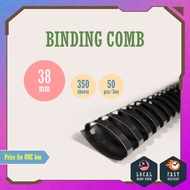 [ 50S/BOX ] PLASTIC BINDING COMB 21RINGS ( 38mm / 45mm / 51mm )