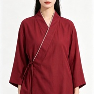Tea Clothes Men Women Zen Improved Hanfu New Chinese Tops Zen Clothes Chinese Style Tang Suit Retro 
