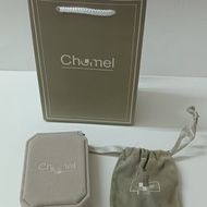 Singapore chomel Same Style Necklace Jewelry Flannel Box Gray Jewelry Box Y