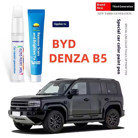 Paint Repair Pen Touch Up Scratch Remover DIY Auto Accessories Black White For BYD DENZA B5 2012-202