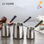 LY-HOME Wax Melting Pot Stainless Steel Long Handle Soap Pot Candle Pitcher