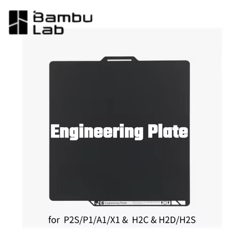 Bambu Lab Engineering Plate for P2S/P1/A1/X1/X2D H2S/H2D H2C/A2L Built for Long-lasting Performance