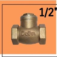 Check valve 1/ 2 inch Brass Swing check valve 1/2" brass