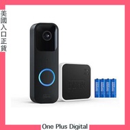 BLINK - Blink Video Doorbell + Sync Module 2 支援Alexa 雙頻語音 動態檢測 貓眼 攝像頭 門鐘 門鈴 黑色 平行進口