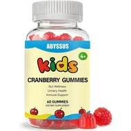 ABYSSUS Cranberry Gummies for Kids – with D-Mannose, Elderberry & Vitamin C, Zinc, Urinary Tract Sup