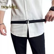 NEWIDEA Anti Wrinkle, Non-slip Shirt Stay Best Waistband,  Elastic Nylon Business Belt
