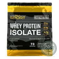 ✅IN Stock✅California Gold Nutrition, 100% Whey Protein Isolate, Unflavored, 5 lb (2.27 kg) / Dark Ch