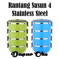 4-Stack Stainless Steel Lunch Box / Lunch Box