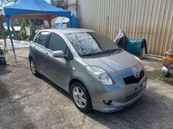 認證車 2008年 11月（ 2009年 車型） 中部女用車 TOYOTA Yaris 1.5 科技灰 好開 引擎無待修