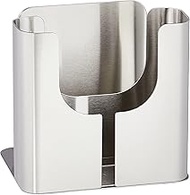 Mtaka ETK-810 Napkin Stand with Menu Stand, Stainless Steel, Commercial Use, 4.0 x 3.1 x 3.7 inches 