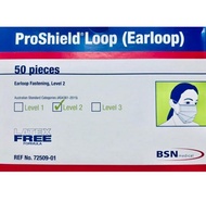 [No Stock] BSN Proshield Fluid Resistant Face Surgical Masks + Loops Box 50 Latex Free