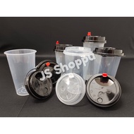 PP IC Cup (20sets±) /Clear Cup / Milk Tea Cup / Boba Cup / Transparent Cup / Disposable Cup / Plasti