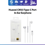 HUAWEI Earphone CM33 Type-C Plug With Mic Volume Control Earphones Compatible With Android Phone