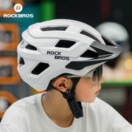 ROCKBROS Kids Bike Helmet Shock Absorption Antibacterial Lining Breathable Unisex Cycling Helmet（54-
