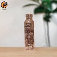 [prettyia] Sports Bottle Metal Sports Bottle Leakproof Backpacking Water Bottle Copper Water Bottle