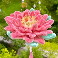 New Year Gift DIY Lotus Lantern Making Art Materials Pack Handmade Hair Root Twist Rod Accessories