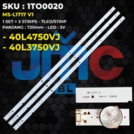 TOSHIBA 40 Inch TV Backlight 40L3750VJ 40U4750VJ MS-L1717 V1