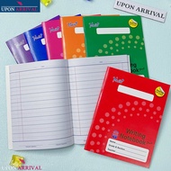 K-12 Writing Notebook 80LVS Prep Writing Notebook 6.5"x8.5" Vanda Notebook Color Coding Quality B021