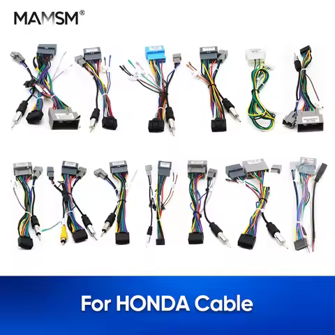 MAMSM For HONDA Cable CITY/CR-Z/JADE/FIT/JAZZ/STEPWGN/ODYSSEY/ CIVIC/ACCORD Car Radio Original Power