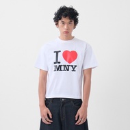 I Love Money Fitted T-Shirt White by Money Alter / Short Sleeve Fitted T-Shirt
