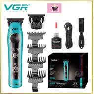 VGR V-299 5 Speed Level Ceramic Metal Injection Molding Blade Hair Trimmer Mesin Gunting Rambut V299