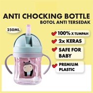 Anti Choking Baby Drinking Bottle Milk Bottle Cup Drinking Bottle Botol Air Botol Minum Air Botol Susu 250ml