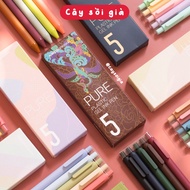 S82 - Kaco gel ink pen with 0.5mm nib, vintage color, classic macaron pastel, lovely writing - Old O