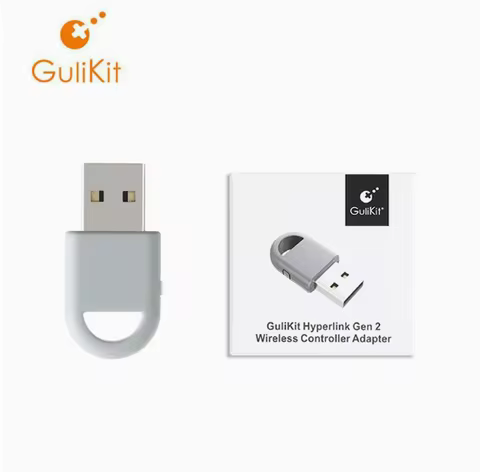 GuliKit Hyperlink 2 Wireless Adapter PC05 Dongle for PS5 PS4 Controller,Xbox One Gulikit Gamepad for