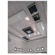 LIST PLAFON PVC LES DINDING LIS BESAR PANJANG 4 METER BERBAGAI MACAM MOTIF MAKASSAR-GOWA-MAROS
