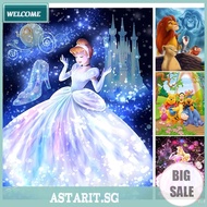 【Astarit】 Cartoon Figure Full DIY 5D Round Drill Diamond Art Kits for Adults Beginner Home Wall Deco