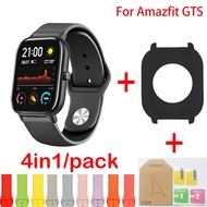 4in1 for Xiaomi Huami Amazfit GTS Silicon Strap + Amazfit GTS Case Cover with 2 Screen Protector
