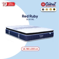 Central New Gold Red Ruby - SpringBed - Ukuran 180 x 200 cm
