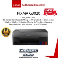 CANON PIXMA G3020 COLOR INK PRINTER | PRINT | COPY | SCAN | WIRELESS PRINT