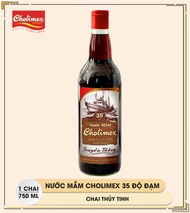 Nước mắm Cholimex 35 độ đạm - chai thuỷ tinh 750ml