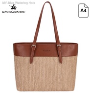 【handbag】 David jones Paris women handbag woven straw bag