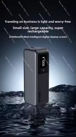 140W PD Fast Charge 27600mAh Airline Approved Power Bank 3C Certified Portable Charger for Laptop &