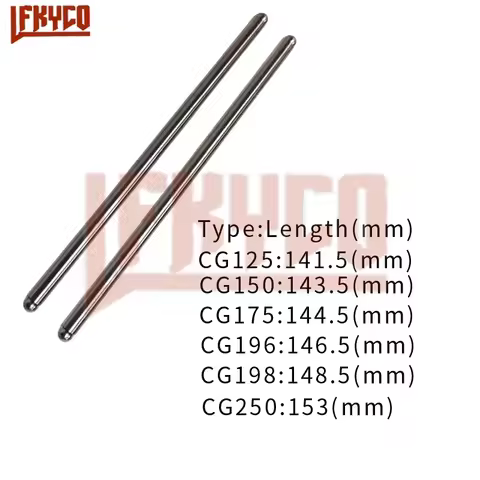 2pcs Motorcycle Cylinder Push Rod Set For Honda CG250 CG200 CG198 CG196 CG175 CG 150 125 Engine Rock