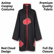 Naruto Akatsuki Cosplay Costume Uchiha Itachi Cape Kimono Dress Adults Kids Halloween Party
