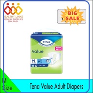 ⭐ ⭐READY STOCK⭐ ⭐ ❉Tena Value Adult Diapers (1 Pack) - M10, L8+1, XL8♨