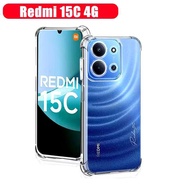 Xiaomi POCO C85/Redmi 15 5G/Xiaomi Redmi 15 4G/Redmi 15C(ส่งในไทย)เคสTPUใสกันกระแทกแบบคลุมกล้องXiaom