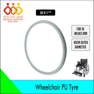 Hospital Wheelchair PU Tyre - 20 Inches 22 Inches and 24 Inches