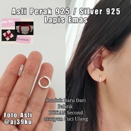 Anting perak Asli Silver 925 Lapis Mas Putih Anting perak Asli Anting Perak 925 Anting Perak Asli 92