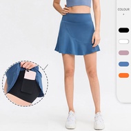 Women's Athletic Golf Skorts Pleated Skirt with Pocket for Running Tennis Workout Sportswear