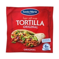(Expiry 4th Nov 2025) Santa Maria Tortilla Wrap Original Large (6pcs) 371g (PM)