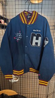 HUF 藍色棒球外套 特大碼